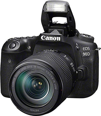 Canon EOS 90D with EF-S 18-135mm Lens Kit