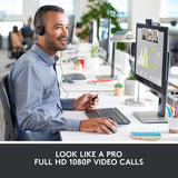 Logitech C920 HD Pro Webcam, Full HD 1080p/30fps
